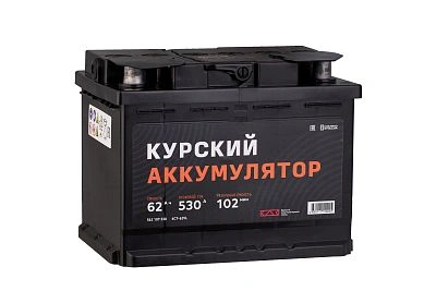 Автомобильный аккумулятор КУРСКИЙ 6СТ-62 N (1) (арт. 562107330)