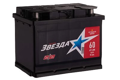 Автомобильный аккумулятор Русская Звезда 6CT-60 N (1) (арт.560107070)